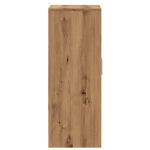 Berkfield Shoe Cabinet Artisan Oak 60x35x92 cm Engineered Wood