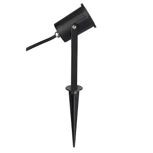 Luminosa Picco Outdoor 12W LED Spike Light Matt Black 4000K, IP65