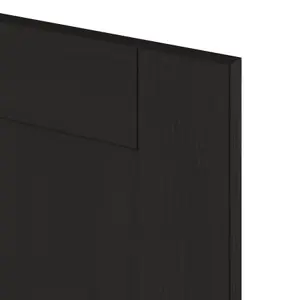 GoodHome Verbena Matt charcoal Shaker 70:30 Larder Cabinet door (W)600mm (H)1287mm (T)20mm