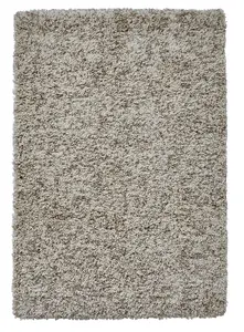 Cream Shaggy Rug, 5cm Thickness Stain-Resistant Rug, Modern Rug for Bedroom, Living Room, & Dining Room-200cm X 290cm