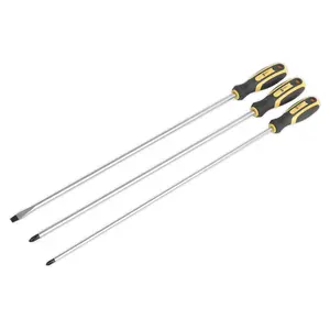 Sealey Screwdriver Set 3pc Extra-Long S0895