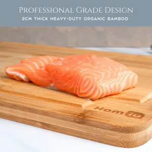 Homiu Large Bamboo Chopping Board 45 x 30 x 2cm