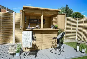 Shiplap PTR 6x3 Pent Garden Bar