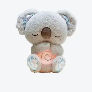 Koala Cartoon Breathing Plush Toy To Sleep With