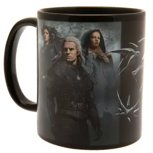 The Witcher Our Paths Cross Heat Changing Mug Black/Blue (One Size)