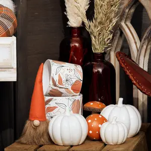 The Satchville Gift Company White Ceramic Pumpkin