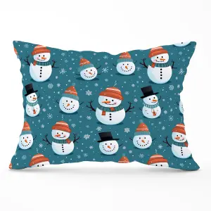 Jolly Christmas Snowmen Cushions 33cm x 48cm