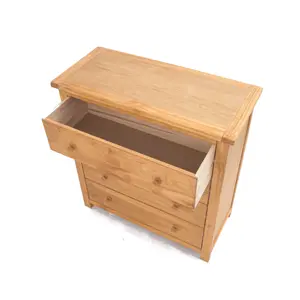 Lugo 4 Drawer Chest of Drawers Wood Knob