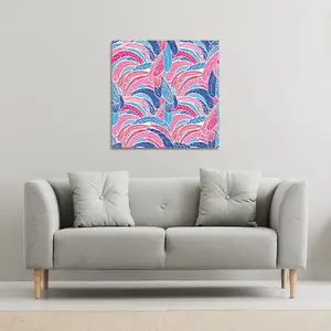 Boho pink (Canvas Print) / 77 x 77 x 4cm