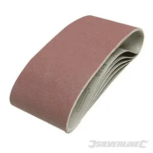 Silverline (846448) Sanding Belts 100 x610mm 5pk 120 Grit