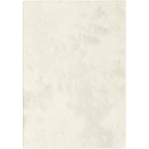 GoodHome Manzo Off white Medium Rug, (L)170cm x (W)120cm