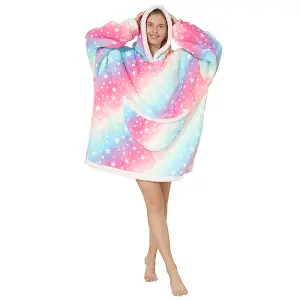 Adult Oversized Hoodie Blanket Soft Fleece One Size Fits All