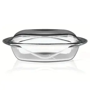 Chef Table Glass 2 Piece Casserole Set 3.4L, Serves 3-4 people