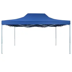 Berkfield Foldable Tent Pop-Up 3x4.5 m Blue