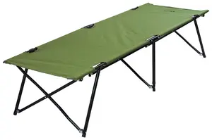 Andes Single Camping Bed - OLIVE