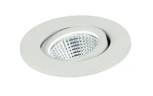 Luminosa POLARIS LED Recessed Adjustable Downlight White 240lm 4000K 6.6x5.7cm