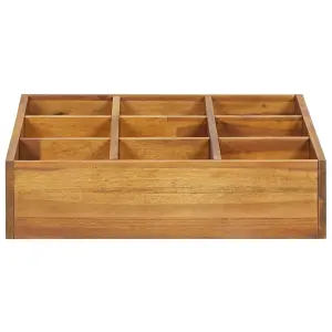 Berkfield Herb Garden Raised Bed Solid Acacia Wood 60x60x15 cm