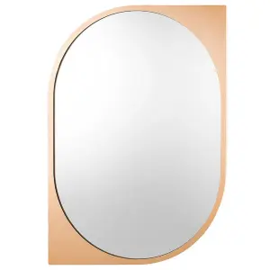 Beliani Glam Wall Mirror HIREL Metal Gold