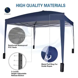 MCC Direct Gazebo 3x3 Pop up with Sides Blue