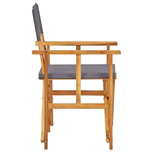 Berkfield Director's Chairs 2 pcs Solid Acacia Wood