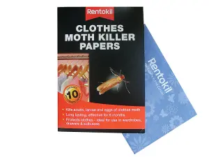 Rentokil - Clothes Moth Papers (Pack 10)