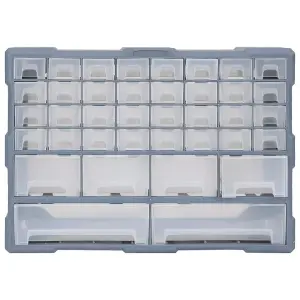 Berkfield Multi-drawer Organiser with 40 Drawers 52x16x37.5 cm