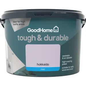 GoodHome Durable Hokkaido Matt Emulsion paint, 2.5L