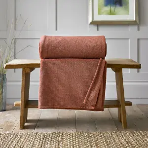 SuperSoft Warm Snuggle Throw 140x180cm Cinnamon