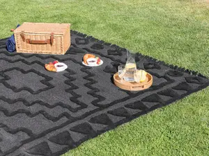 Picnic Blanket GACHINA 150 x 200 cm Grey