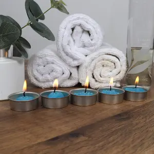 Tea Light Candle Set of 10 Nautical Themed Tea Lights by Laeto Ageless Aromatherapy - FREE DELIVERY INCLUDED