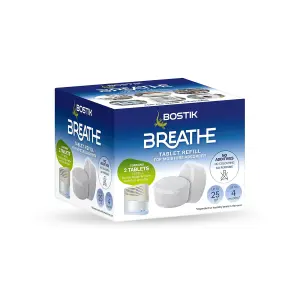 Bostik Breathe Fragrance-free Moisture absorber refill, Pack of 2