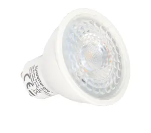 50w Equivalent Brightness GU10 5w LED Spotlight - Warm White - Pack of 20