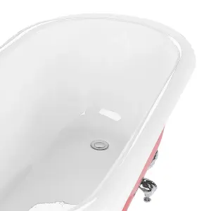 Freestanding Bath 1700 x 760 mm Red CAYMAN