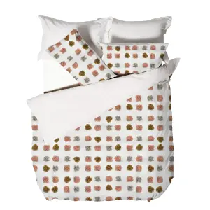 Linen House Haze Tufted Polka Dot 100% Cotton Duvet Cover Set