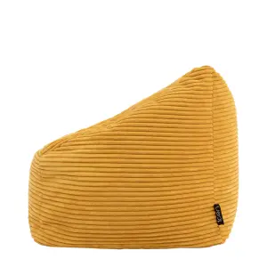 icon Kids Morgan Corduroy Armchair Bean Bag Ochre Yellow Childrens Bean Bags