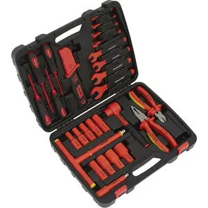 27-Piece VDE Insulated Tool Kit for Electricians and Technicians