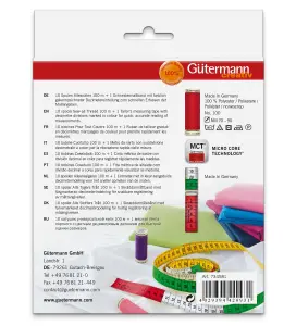 TSET S/A 10X100M TAPE - Thread Set: Sew-All: 10 x 100m and Measuring Tape: Assorted - Gutermann