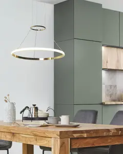 Metal LED Pendant Lamp Gold TANO