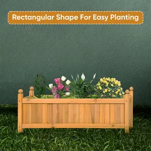 Wooden Garden Flower Planter - Large