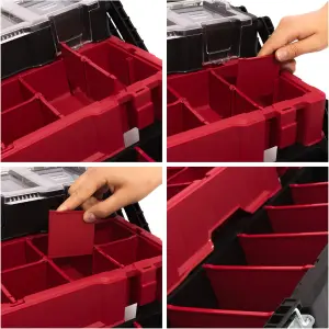 Keter Canti Trio Organizer 3-Layer Cantilever Toolbox