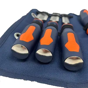 Tomahawk 6pc Chisel Set in a Tool Roll - 6mm, 10mm, 13mm, 19mm, 25mm and 32mm