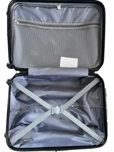 3pc ABS 4 Wheel Diamond Luggage Set - Grey