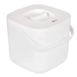 Dihl 7L White Food Waste Kitchen Compost Caddy Bin