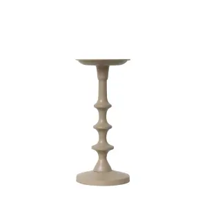 Melody Maison Set of 2 Taupe Candle Holders