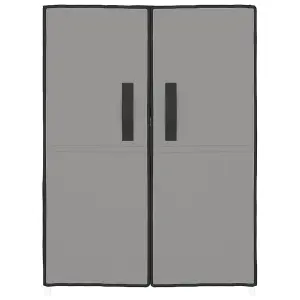 Shoe Cabinet Grey 60x28x90 cm Fabric