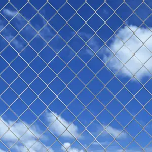 Berkfield Chain Link Fence with Posts Galvanised Steel 15x0.8 m Silver