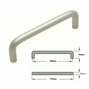 Dzina D Handle 100mm x 10mm SAA, Pack of 1