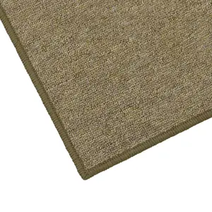 JVL Eden Machine Washable Latex Backed Doormat, 50x80cm, Latte