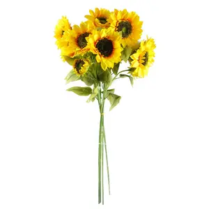 Silk Artificial Arrangement (Set of 6) Yellow