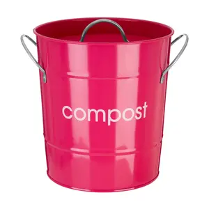 Maison by Premier Hot Pink Compost Bin